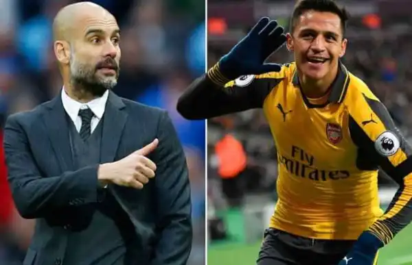 “The journalist is a liar” – Guardiola denies calling Alexis Sanchez over City move